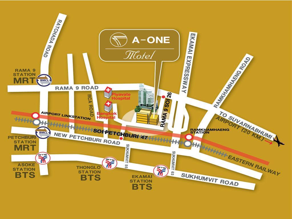 A-One Motel Bangkok Eksteriør bilde